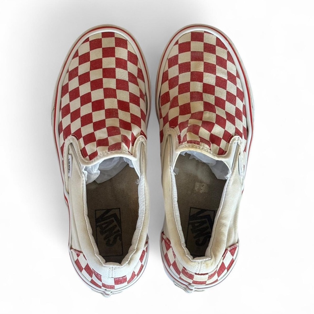 Vans Classic Slip On Checkerboard Shoes Size 8.5 W 7.0 M